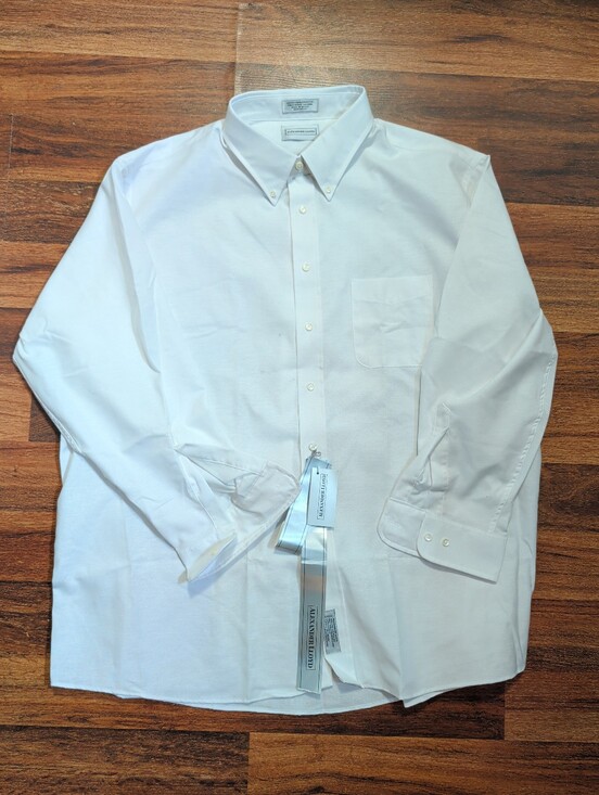 Alexander Lloyd Other - Classic White Button-Down Men’s Shirt - Alexander Lloyd Big Man 19 34/35